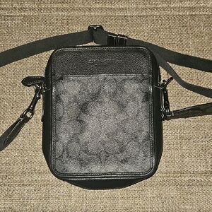 Coach Black and Gray Crossbody Bag